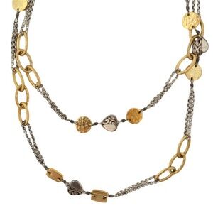 BRIGHTON • Deco Style Look of Love Two-tone Necklace